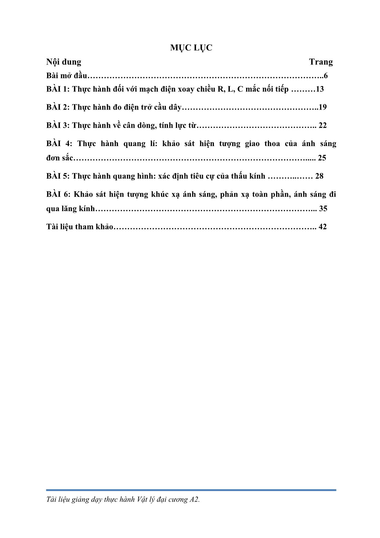 Giáo trình Vật lý đại cương A2 - Nguyễn Văn Sáu trang 3
