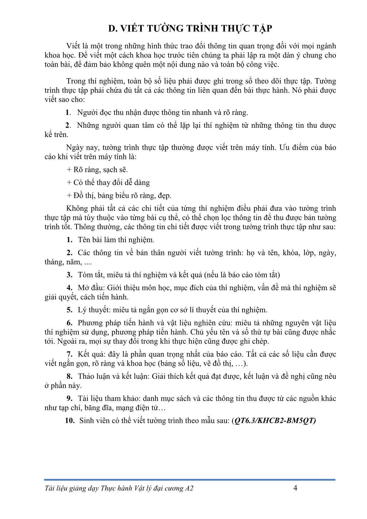 Giáo trình Vật lý đại cương A2 - Nguyễn Văn Sáu trang 7