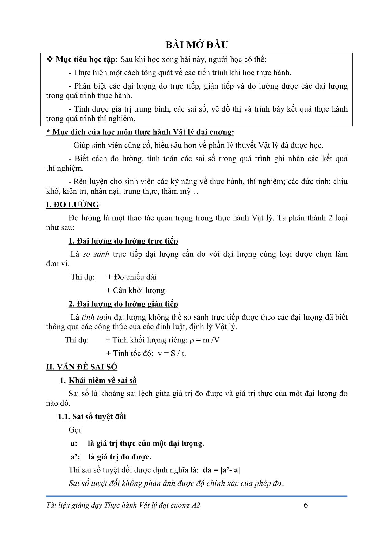 Giáo trình Vật lý đại cương A2 - Nguyễn Văn Sáu trang 9