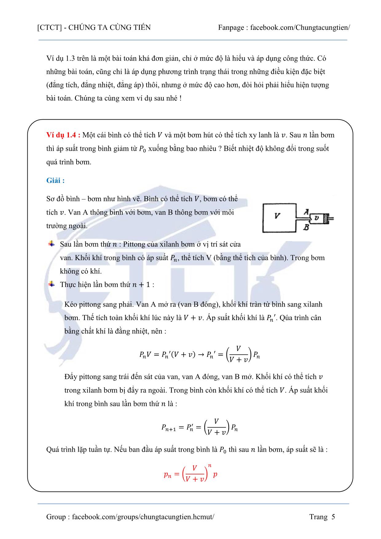 Tài liệu Ôn tập vật lý 1 - Nhiệt học trang 5