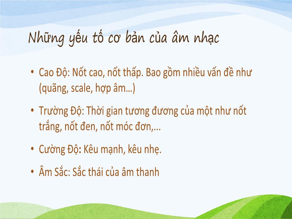 Bài giảng Nhạc lý cho bé học đàn Piano trang 3