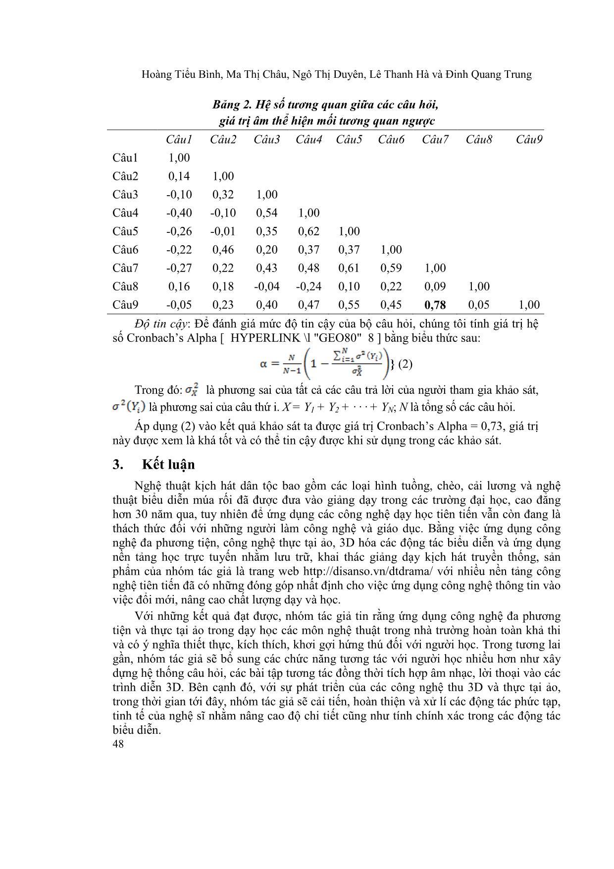 Xây dựng học liệu điện tử hỗ trợ giảng dạy kịch hát dân tộc dựa trên công nghệ 3D và thực tại ảo trang 9