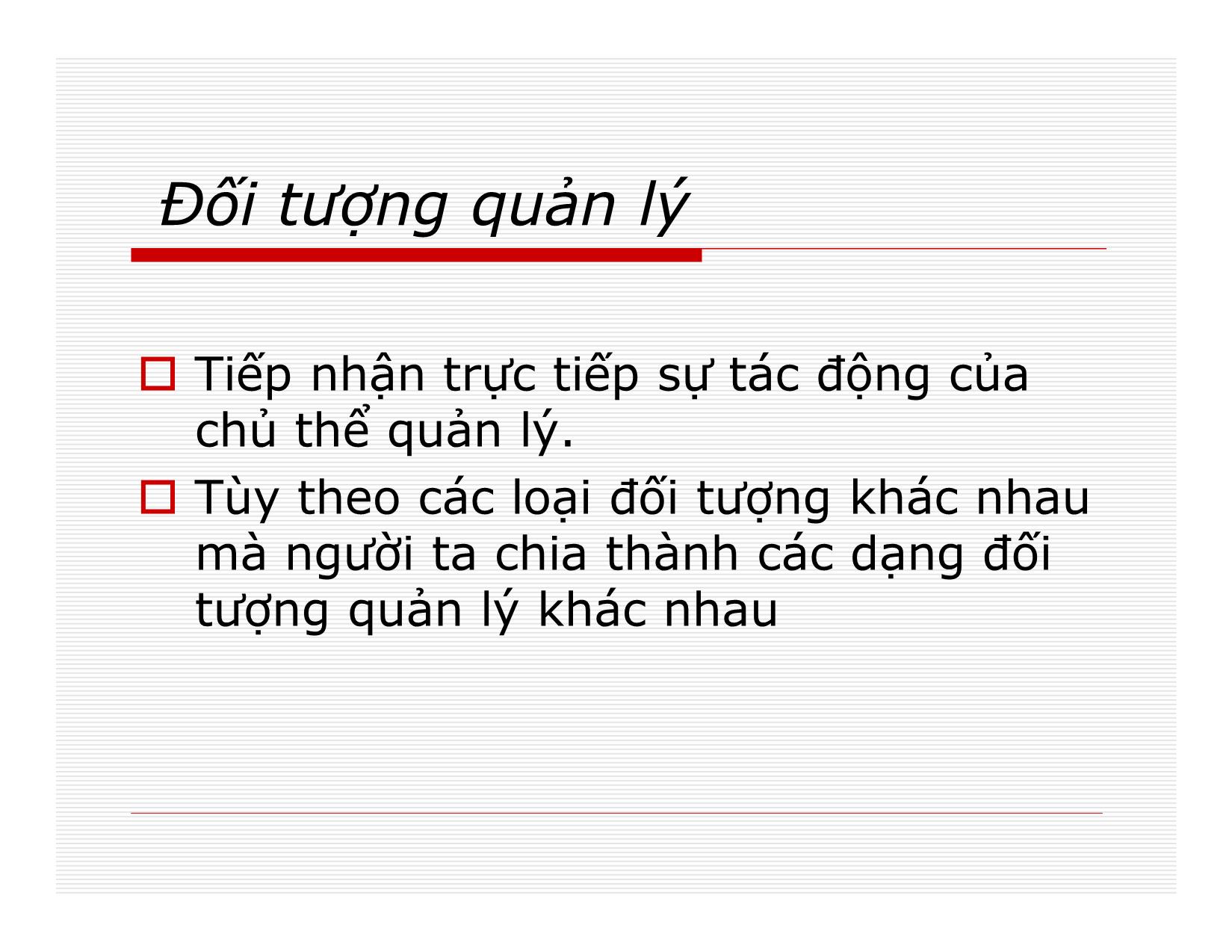 Bài giảng Quản lý - Chương 1: Cơ sở khoa học của quản lý trang 9