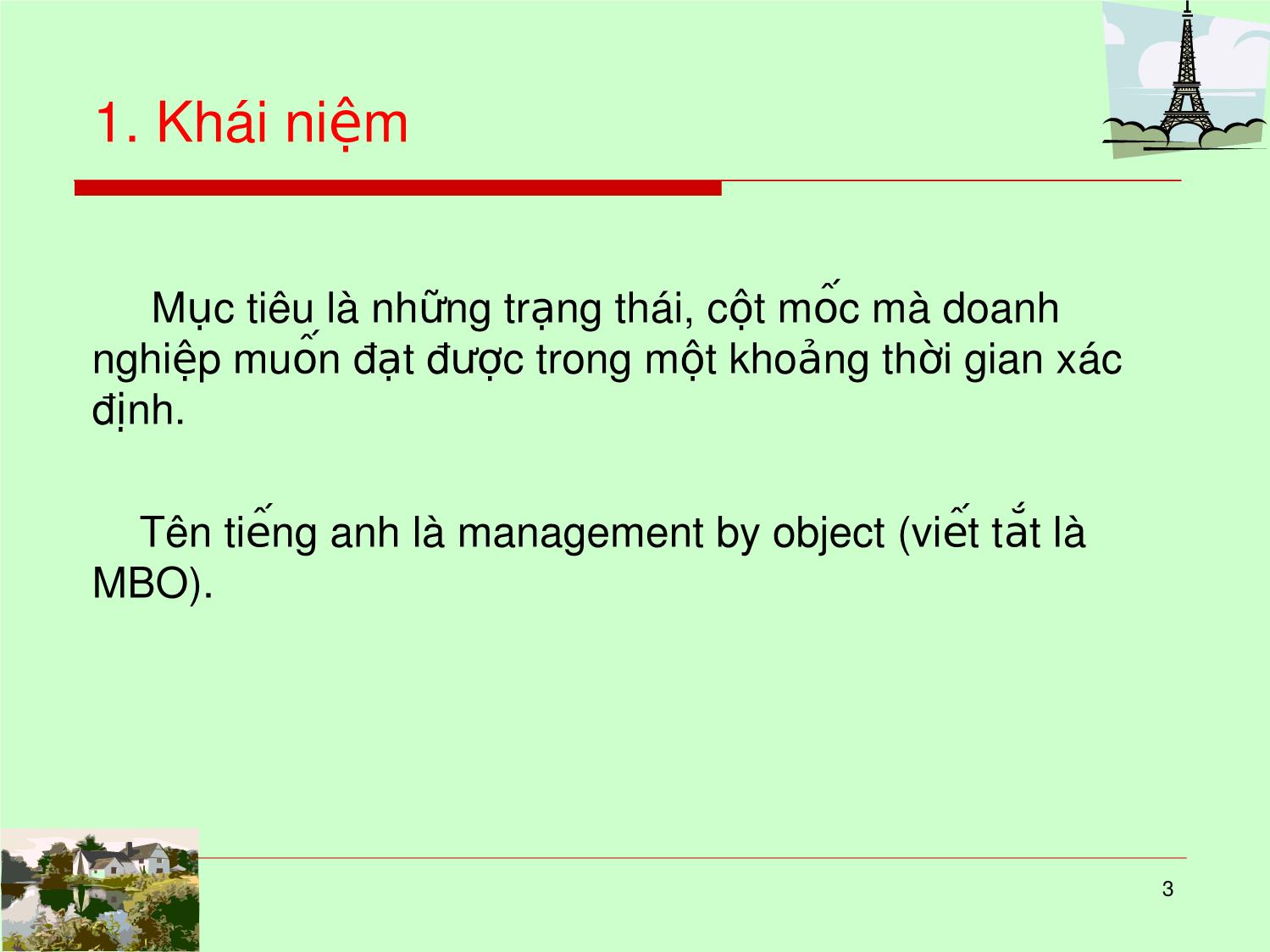 Bài giảng Kỹ năng quản lý theo mục tiêu trang 3