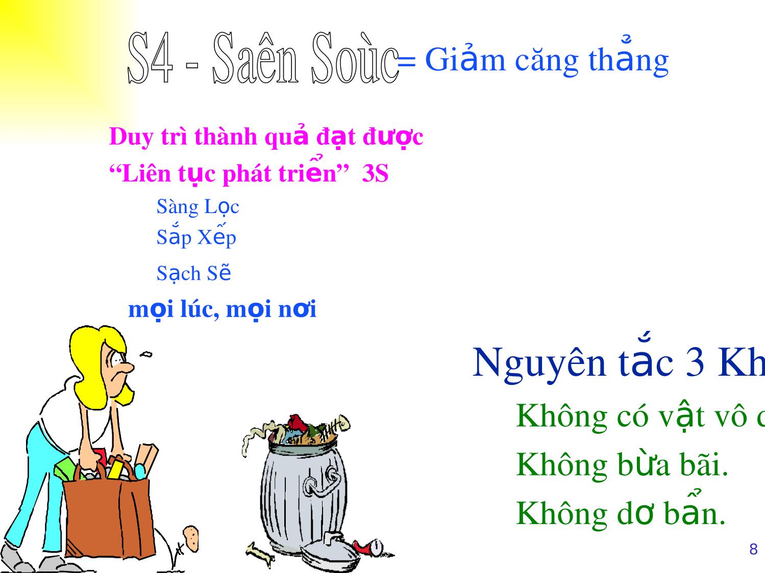 Bài giảng Xây dựng và thực hiện 5S trang 8