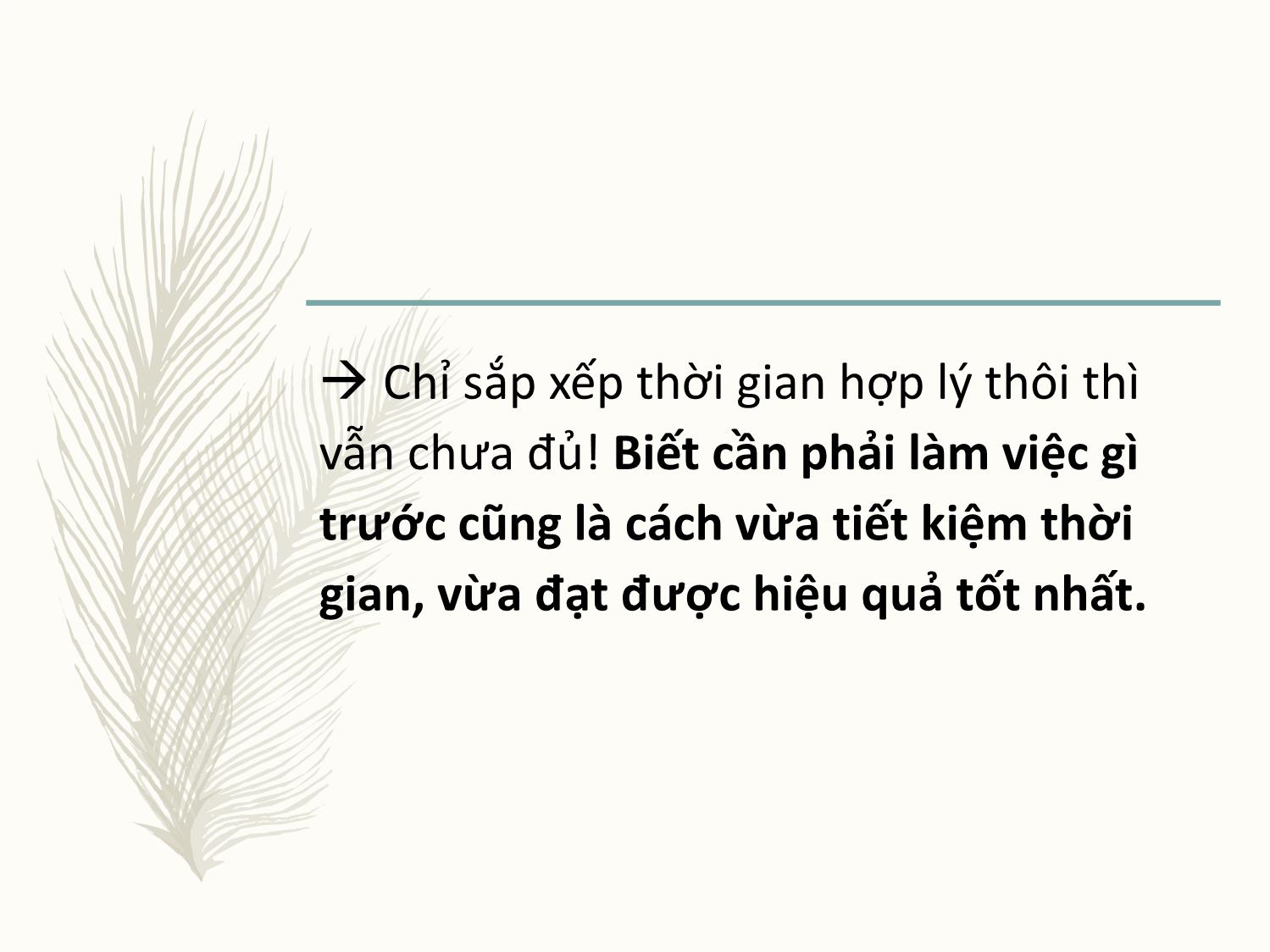 Bài giảng Kỹ năng quản lý thời gian trang 7