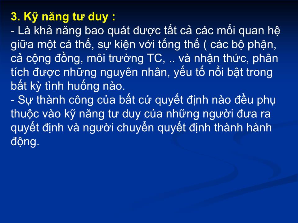 Bài giảng Kỹ năng quản lý (Bản hay) trang 6