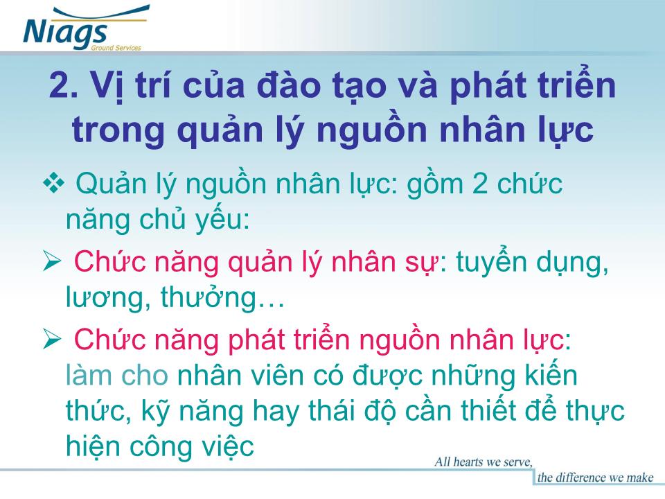 Bài giảng Quản lý đào tạo trang 7