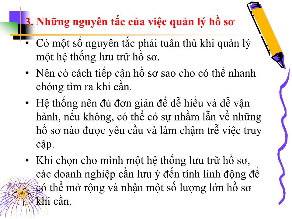 Bài giảng Kỹ năng quản lý hồ sơ trang 5