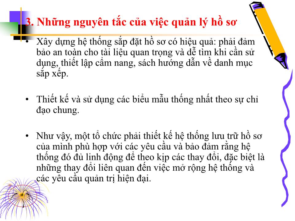 Bài giảng Kỹ năng quản lý hồ sơ trang 7