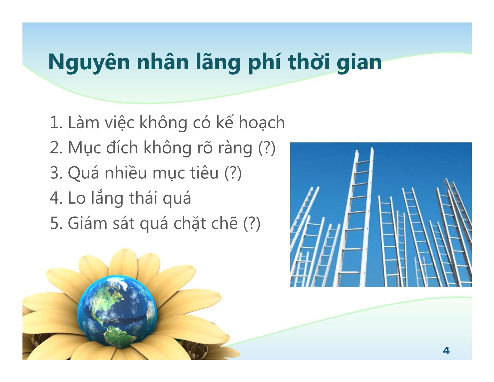 Bài giảng Kỹ năng quản lý thời gian (Bản đẹp) trang 4