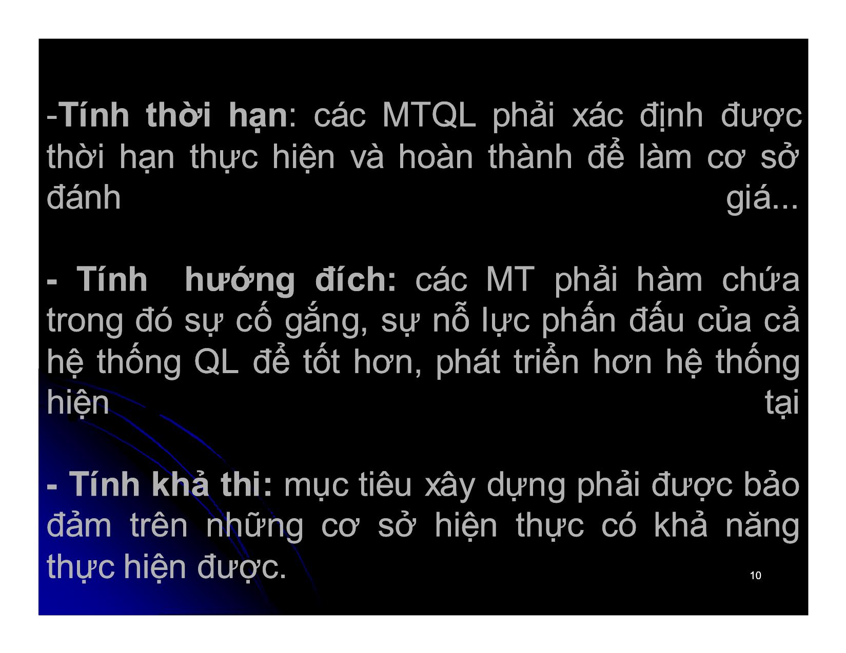 Bài giảng Khoa học quản lý - Chương 5: Mục tiêu và động lực trong quản lý - Nguyễn Xuân Phong trang 10