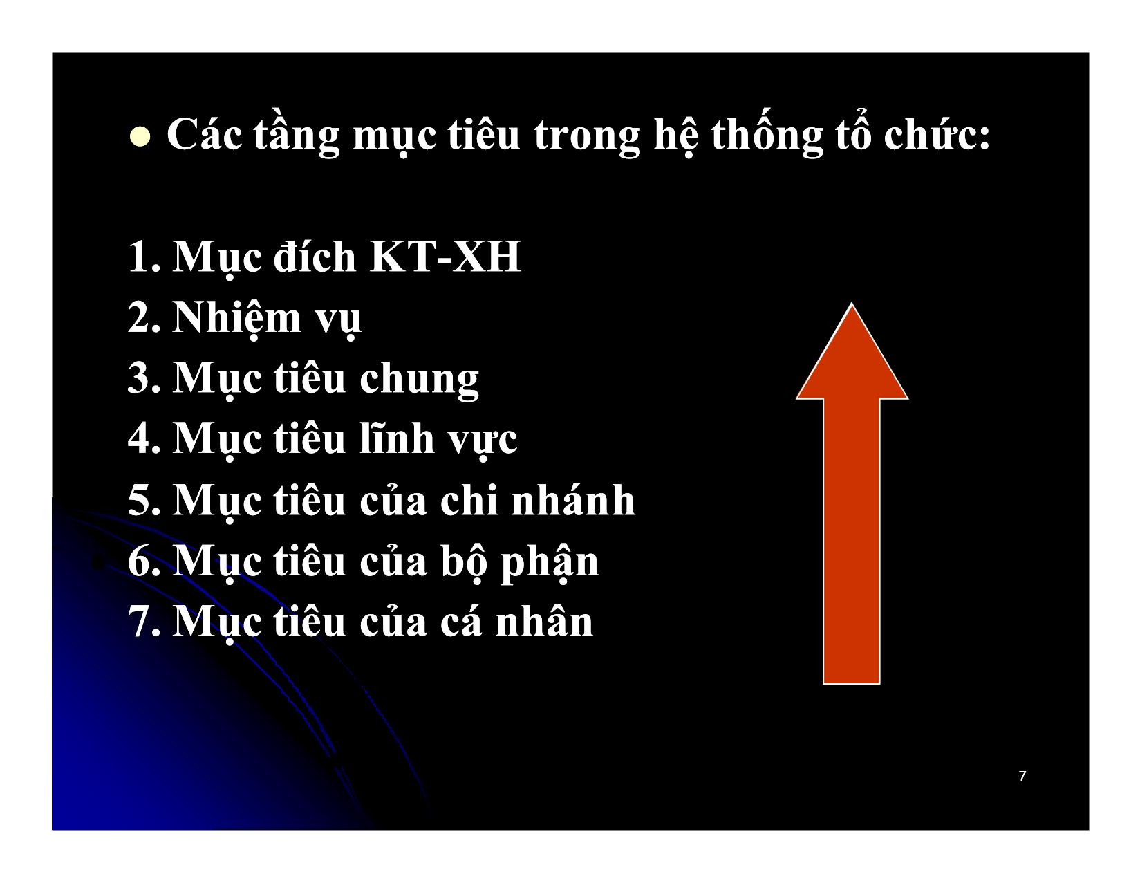 Bài giảng Khoa học quản lý - Chương 5: Mục tiêu và động lực trong quản lý - Nguyễn Xuân Phong trang 7