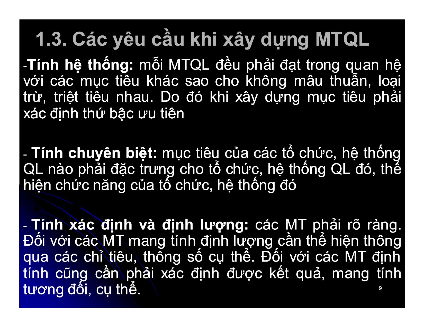 Bài giảng Khoa học quản lý - Chương 5: Mục tiêu và động lực trong quản lý - Nguyễn Xuân Phong trang 9