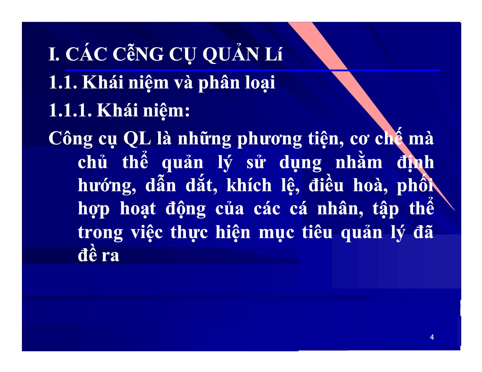 Bài giảng Khoa học quản lý - Chương 8: Công cụ và cơ cấu tổ chức quản lý - Nguyễn Xuân Phong trang 4