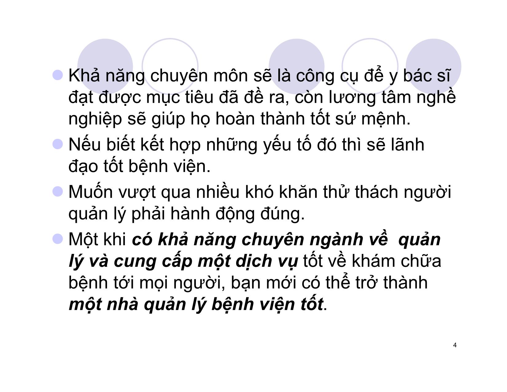 Bài giảng Quản lý chiến lược bệnh viện trang 4