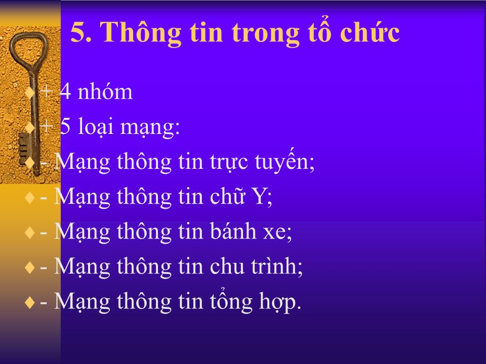 Bài giảng Thông tin trong quản lý trang 10