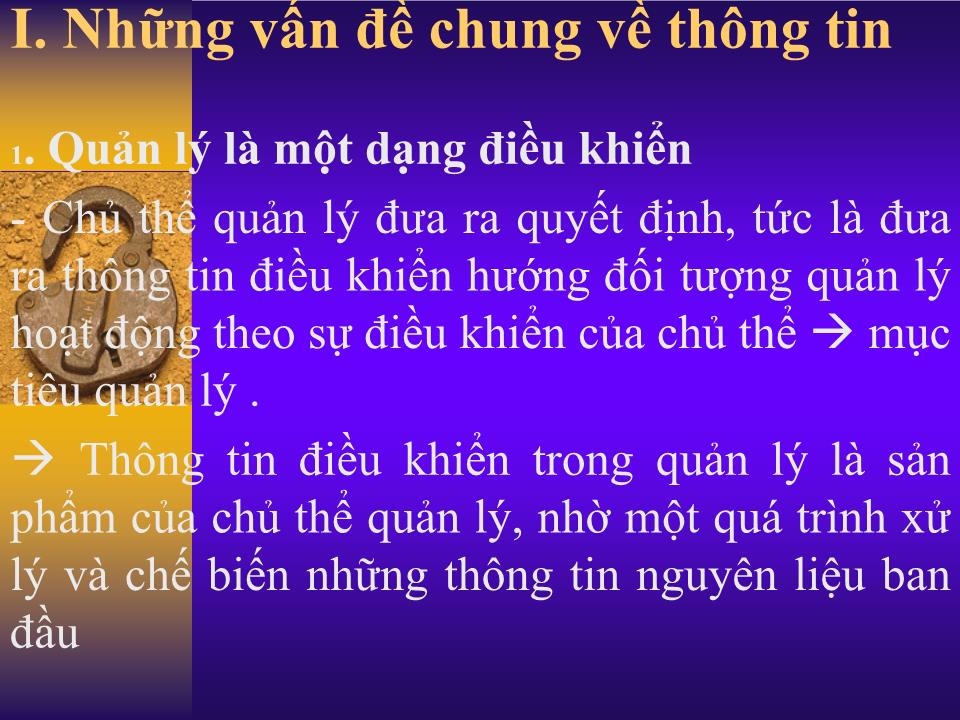 Bài giảng Thông tin trong quản lý trang 3