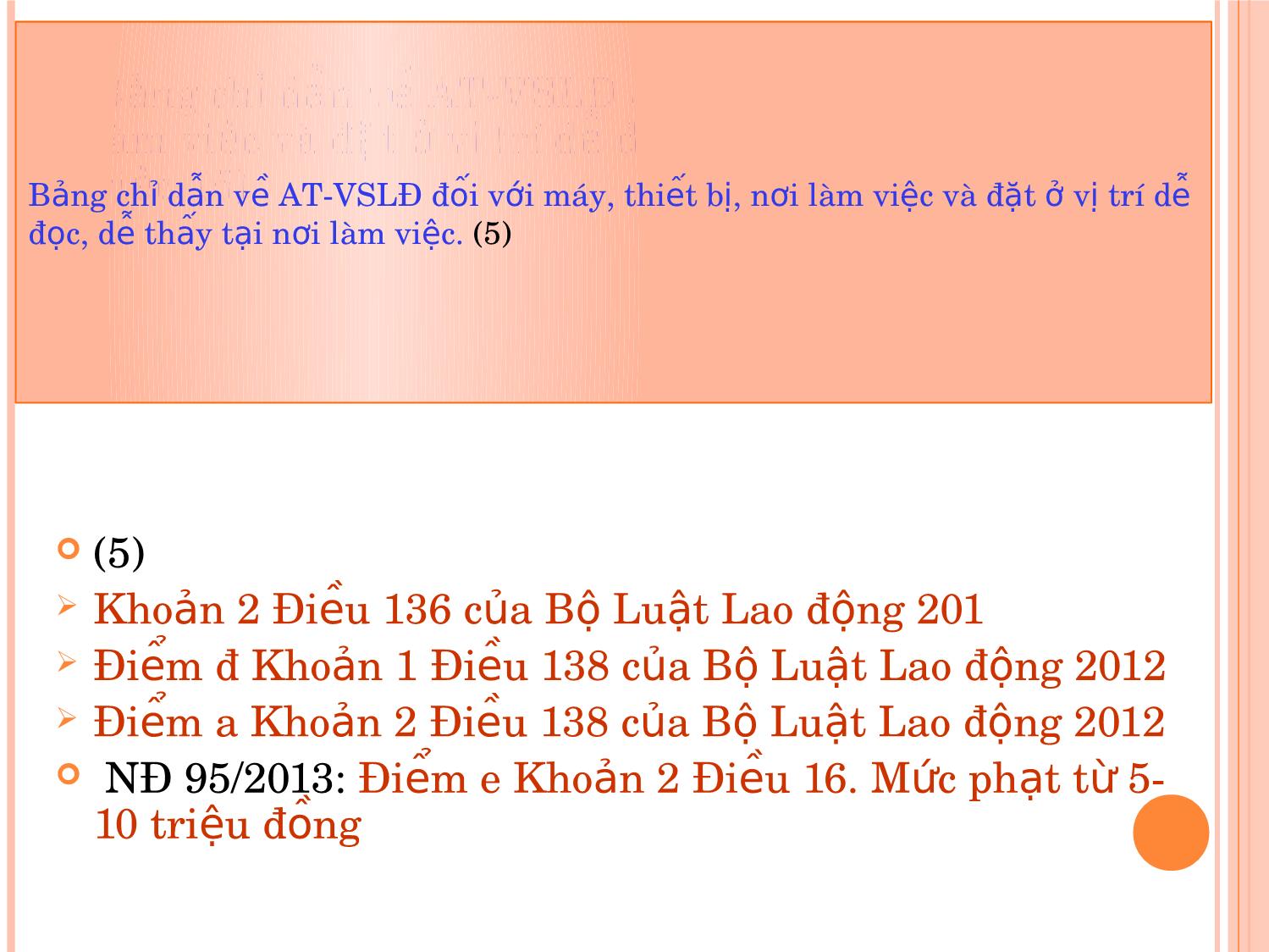 An toàn lao động vệ sinh lao động (điều 133-152) trang 7