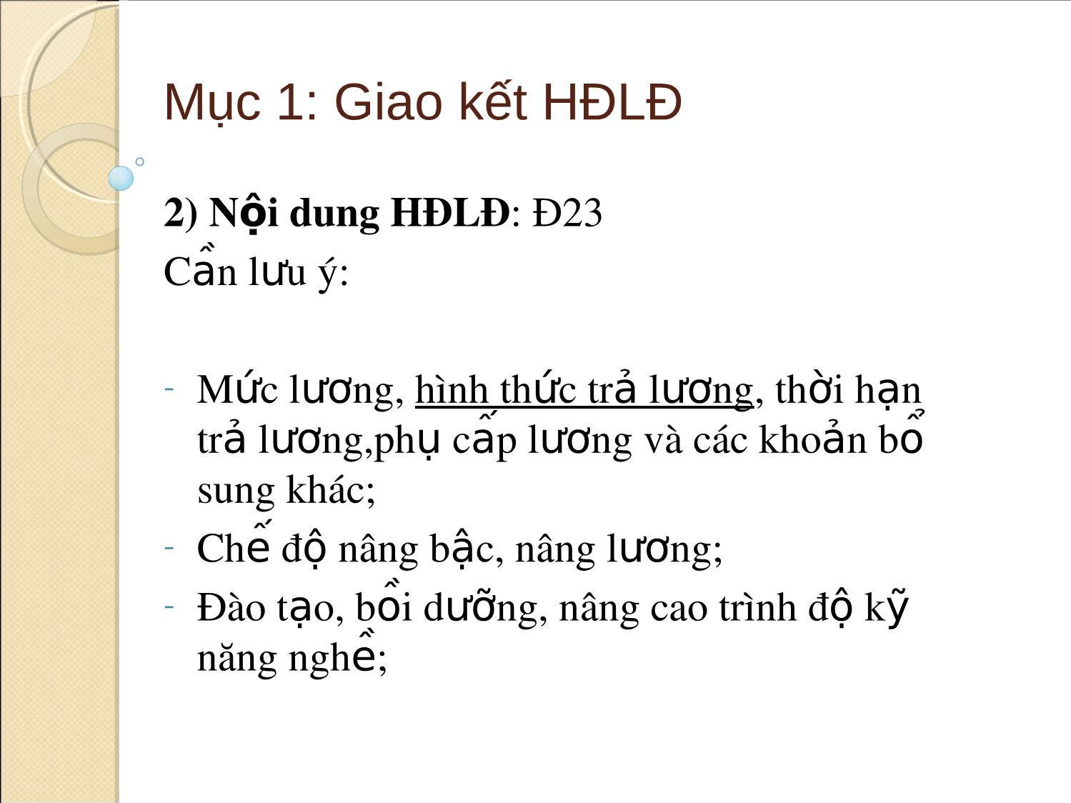 Bài giảng Hợp đồng lao động trang 10