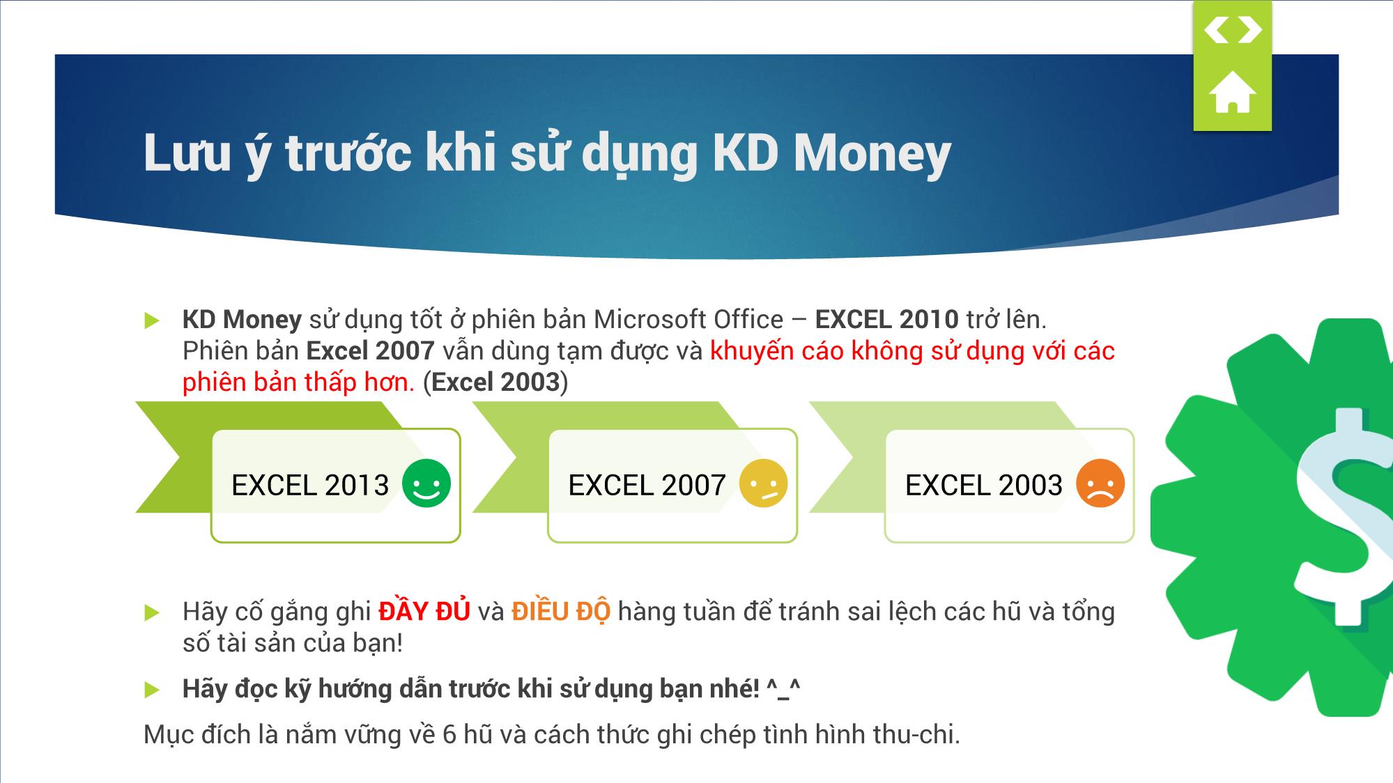 Quản lý tài chính theo phương pháp 6 hũ với Excel thông minh trang 3