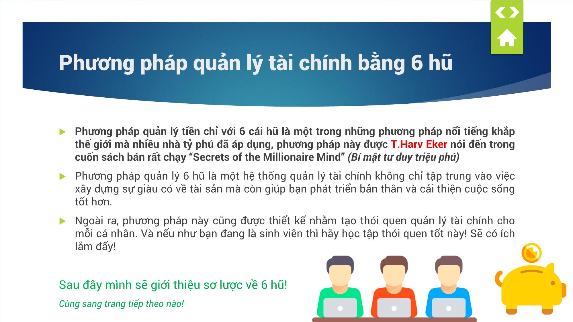 Quản lý tài chính theo phương pháp 6 hũ với Excel thông minh trang 4