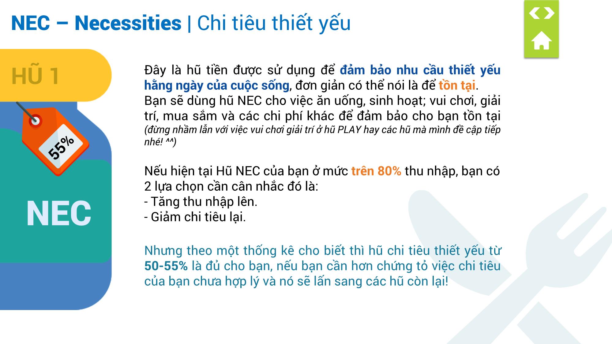 Quản lý tài chính theo phương pháp 6 hũ với Excel thông minh trang 6