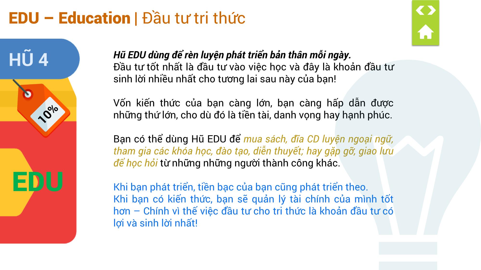 Quản lý tài chính theo phương pháp 6 hũ với Excel thông minh trang 9