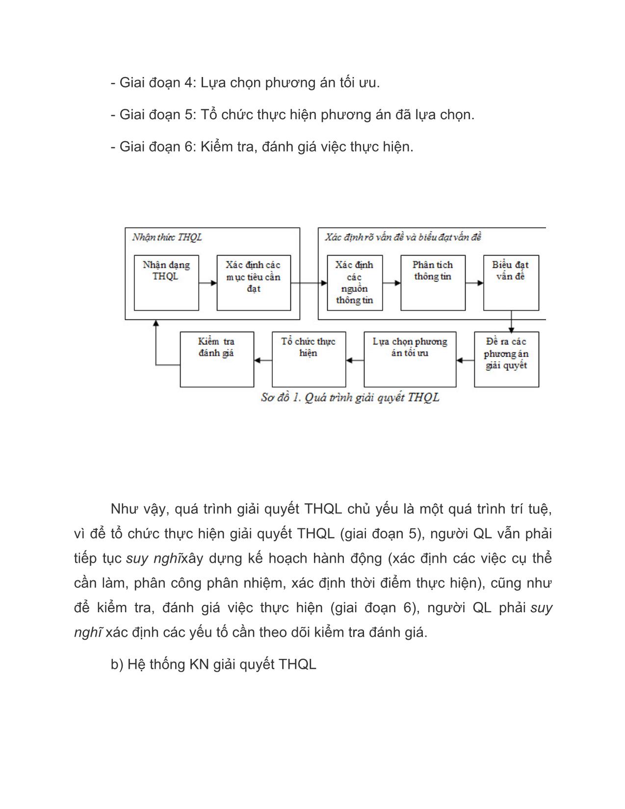 Kĩ năng giải quyết tình huống có vấn đề trong quản lý trang 8