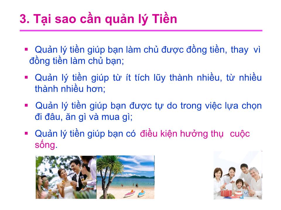 Bài giảng Quản lí tiền trang 4