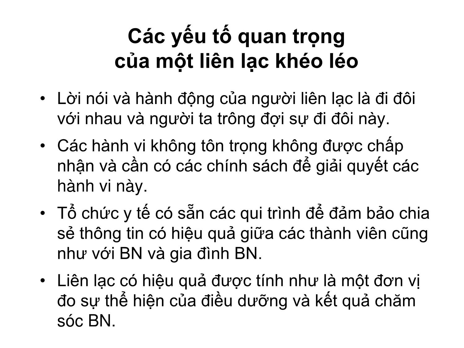 Bài giảng Vai trò của điều dưỡng quản lý - Tạo nên một môi trường làm việc lành mạnh trang 10