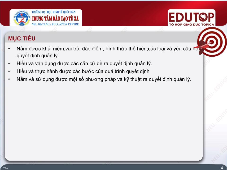 Bài giảng Quản lí - Bài 2: Ra quyết định - Phan Kim Chiến trang 4