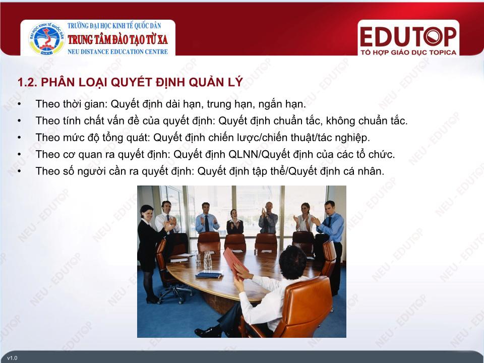 Bài giảng Quản lí - Bài 2: Ra quyết định - Phan Kim Chiến trang 8