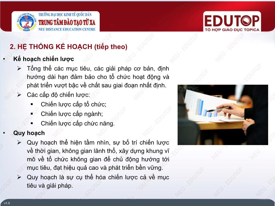 Bài giảng Quản lí - Bài 3: Lập kế hoạch - Phan Kim Chiến trang 8