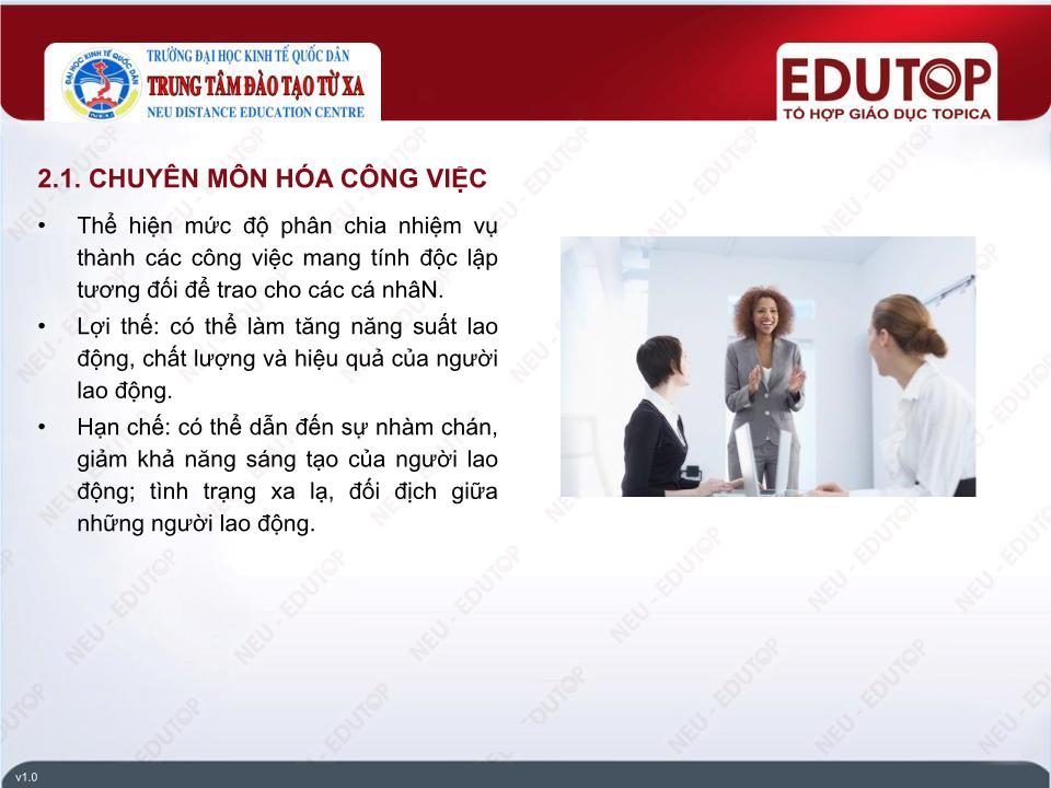 Bài giảng Quản lí - Bài 4: Chức năng tổ chức - Phan Kim Chiến trang 10