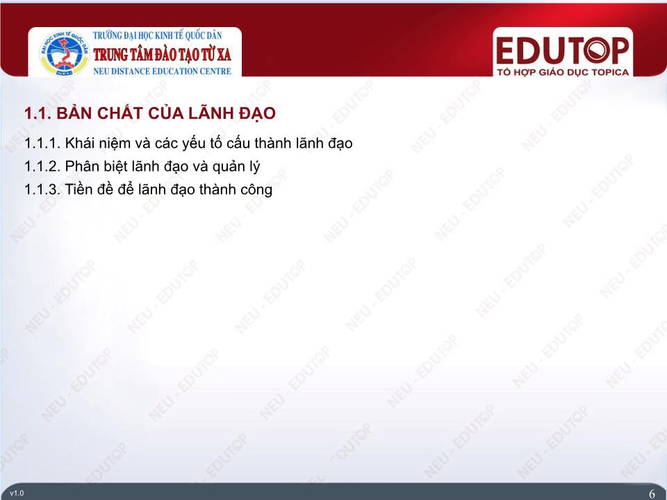 Bài giảng Quản lí - Bài 5: Chức năng lãnh đạo - Phan Kim Chiến trang 6