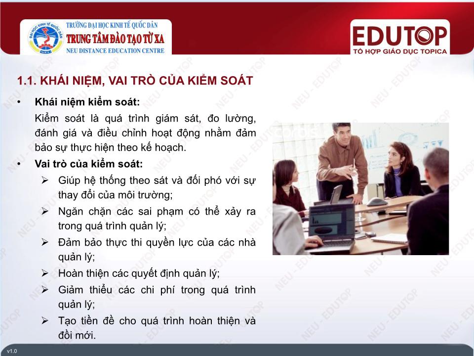 Bài giảng Quản lí - Bài 6: Chức năng kiểm soát - Phan Kim Chiến trang 8