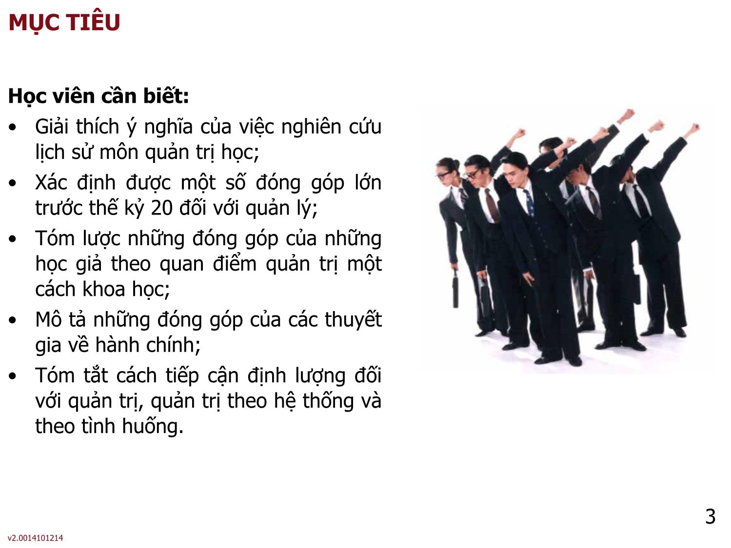 Bài giảng Quản lý - Bài 2: Sự phát triển của tư tưởng quản trị trang 3