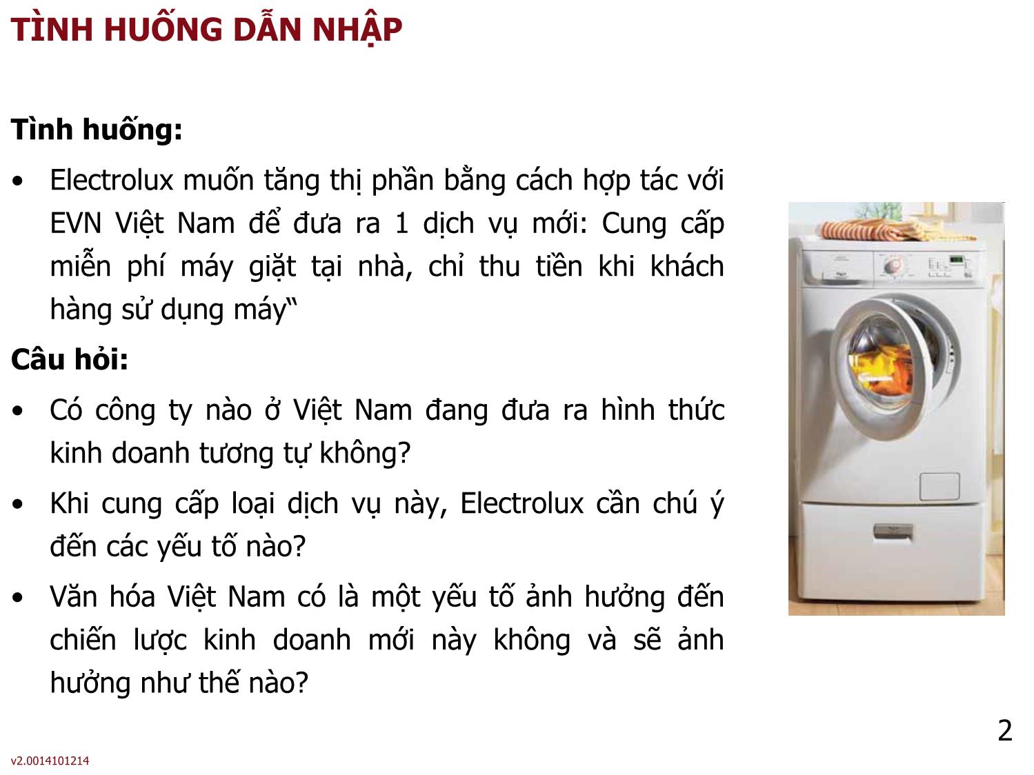 Bài giảng Quản lý - Bài 3: Môi trường hoạt động của tổ chức trang 2