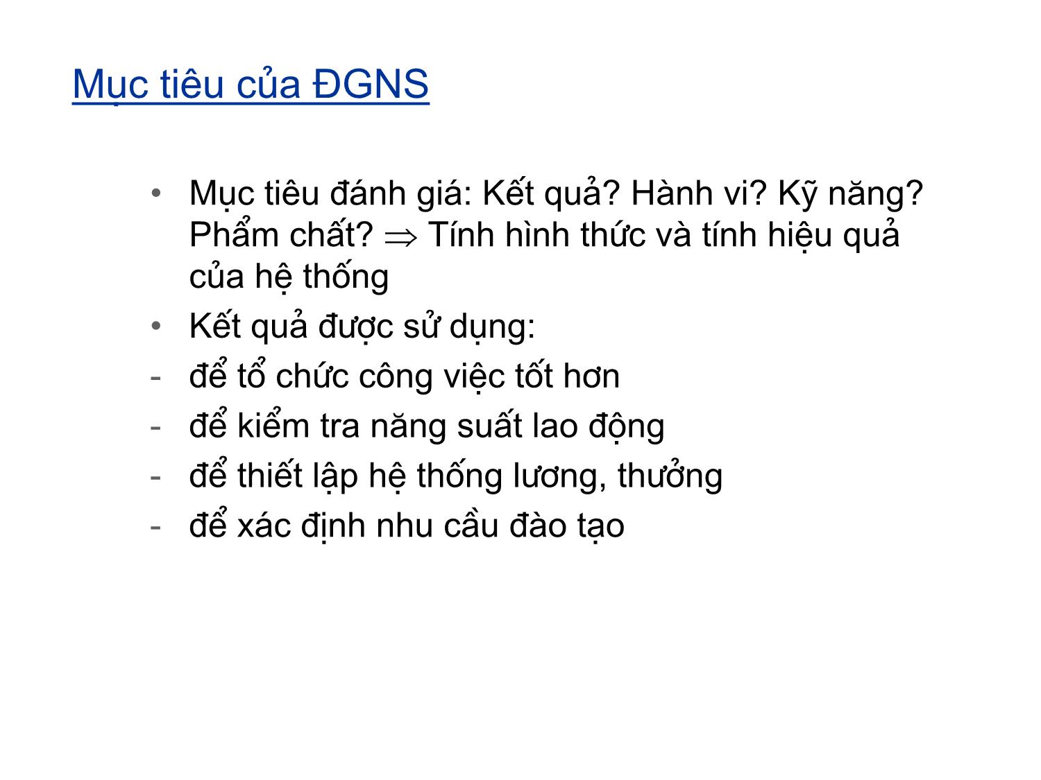 Bài giảng Đánh giá thành tích trang 6