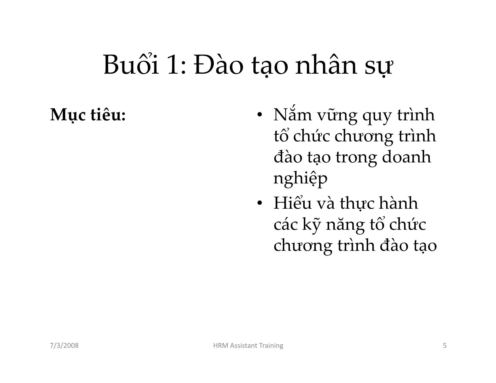 Chuyên đề Đào tạo và phát triển nhân sự trang 5