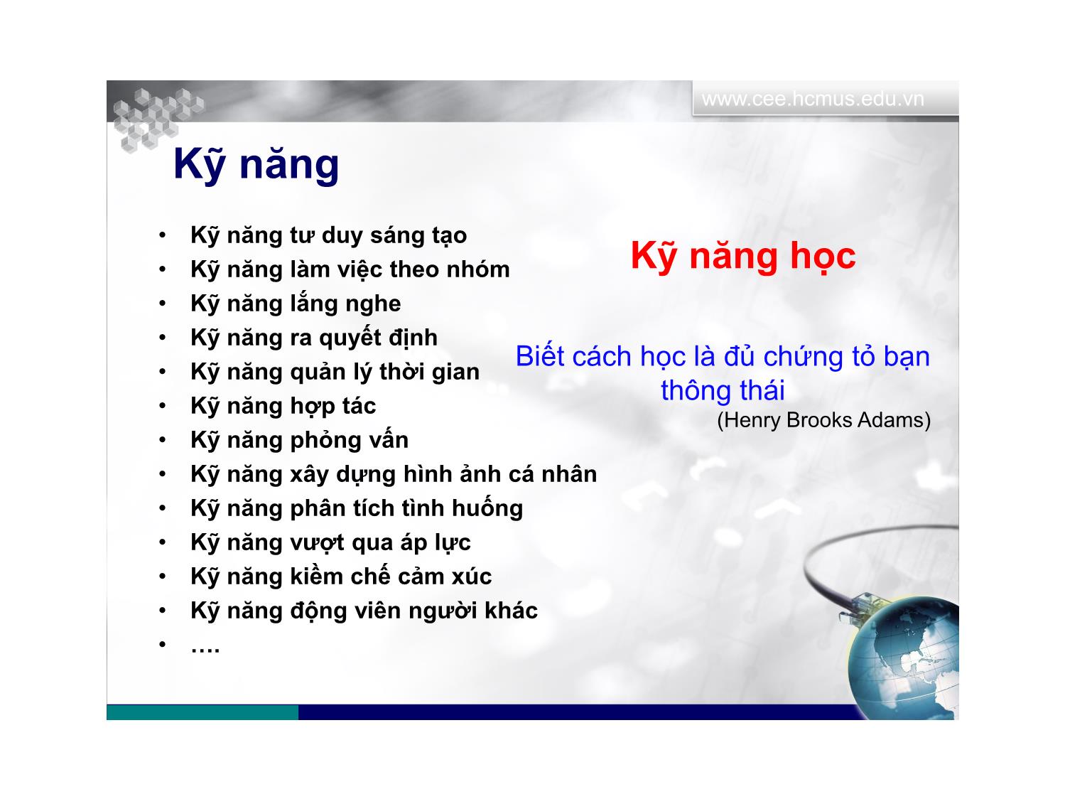 Bài giảng Người học chỉ có thể học được khi tâm thế sẵn sàng trang 6