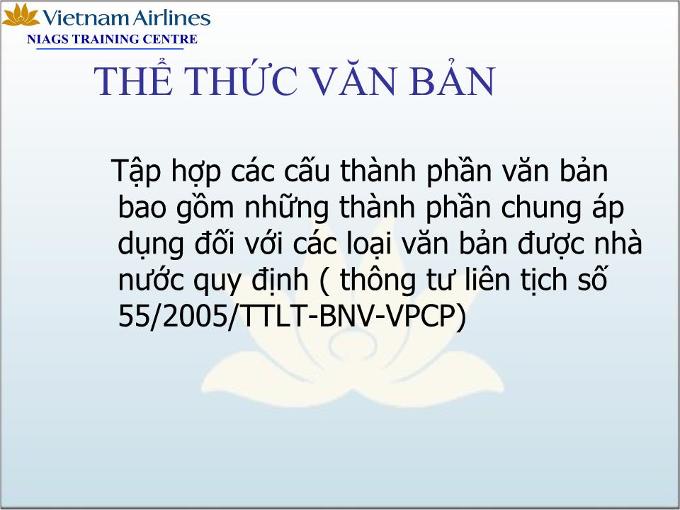 Bài giảng Kỹ năng soạn thảo văn bản trang 8