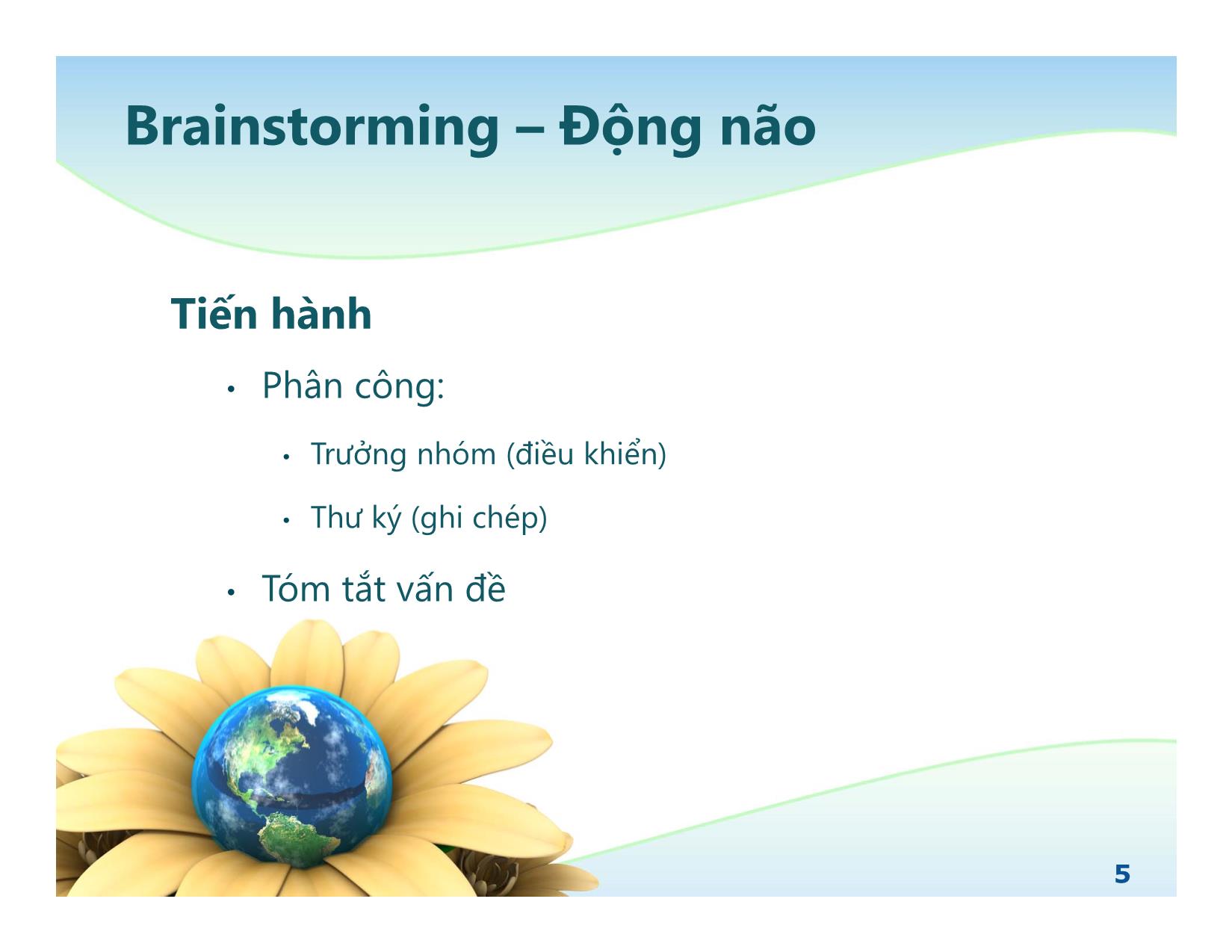 Bài giảng Kỹ năng tư duy trang 5