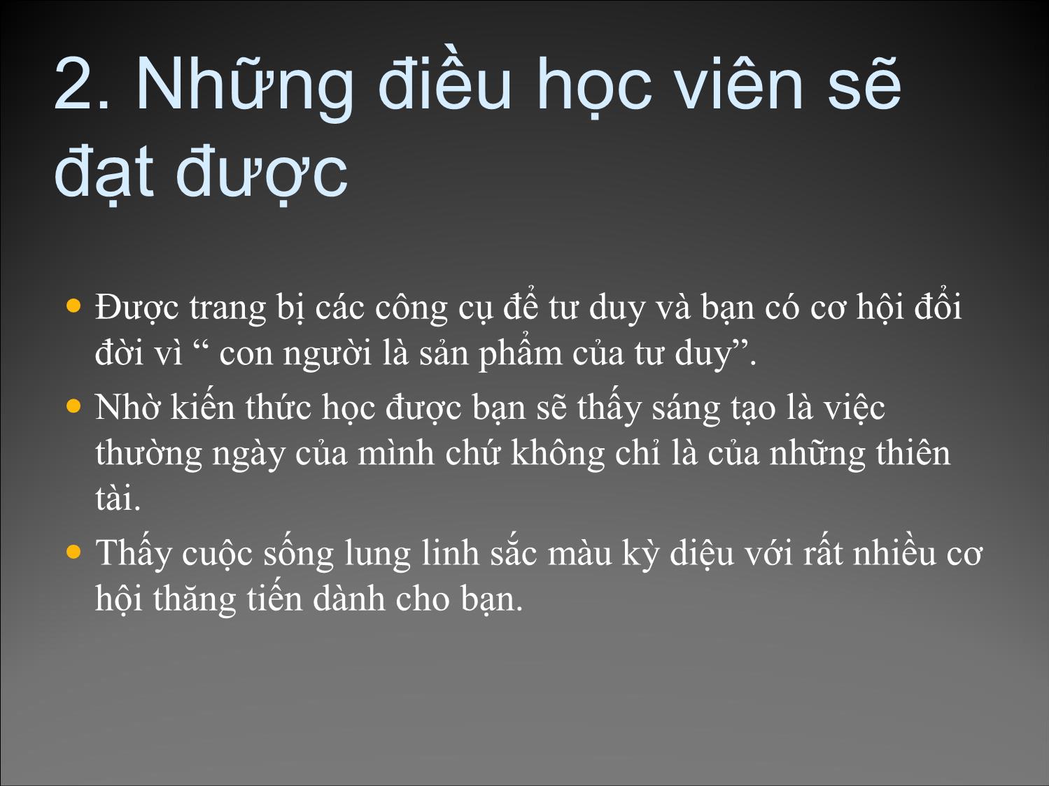 Bài giảng Phương pháp sáng tạo - Chương 1 trang 3