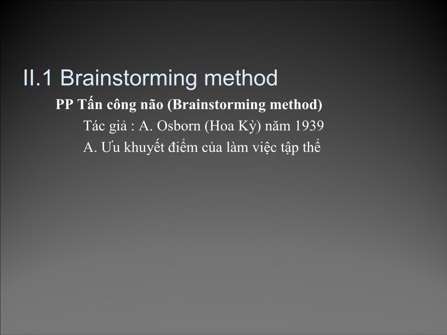 Bài giảng Phương pháp sáng tạo - Chương 2 trang 3