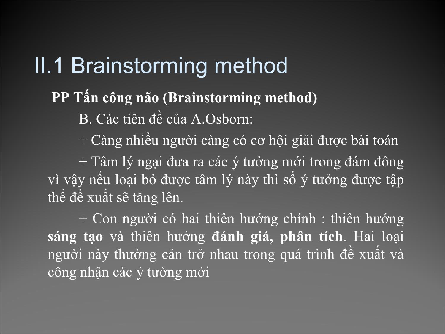 Bài giảng Phương pháp sáng tạo - Chương 2 trang 4