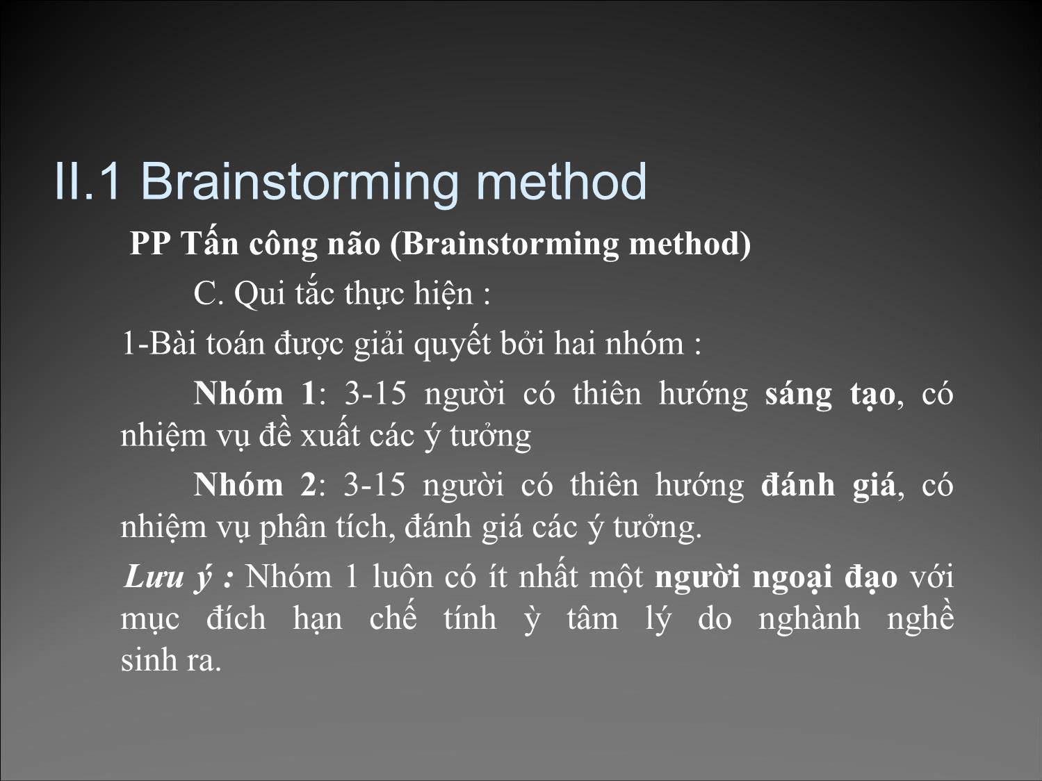 Bài giảng Phương pháp sáng tạo - Chương 2 trang 5