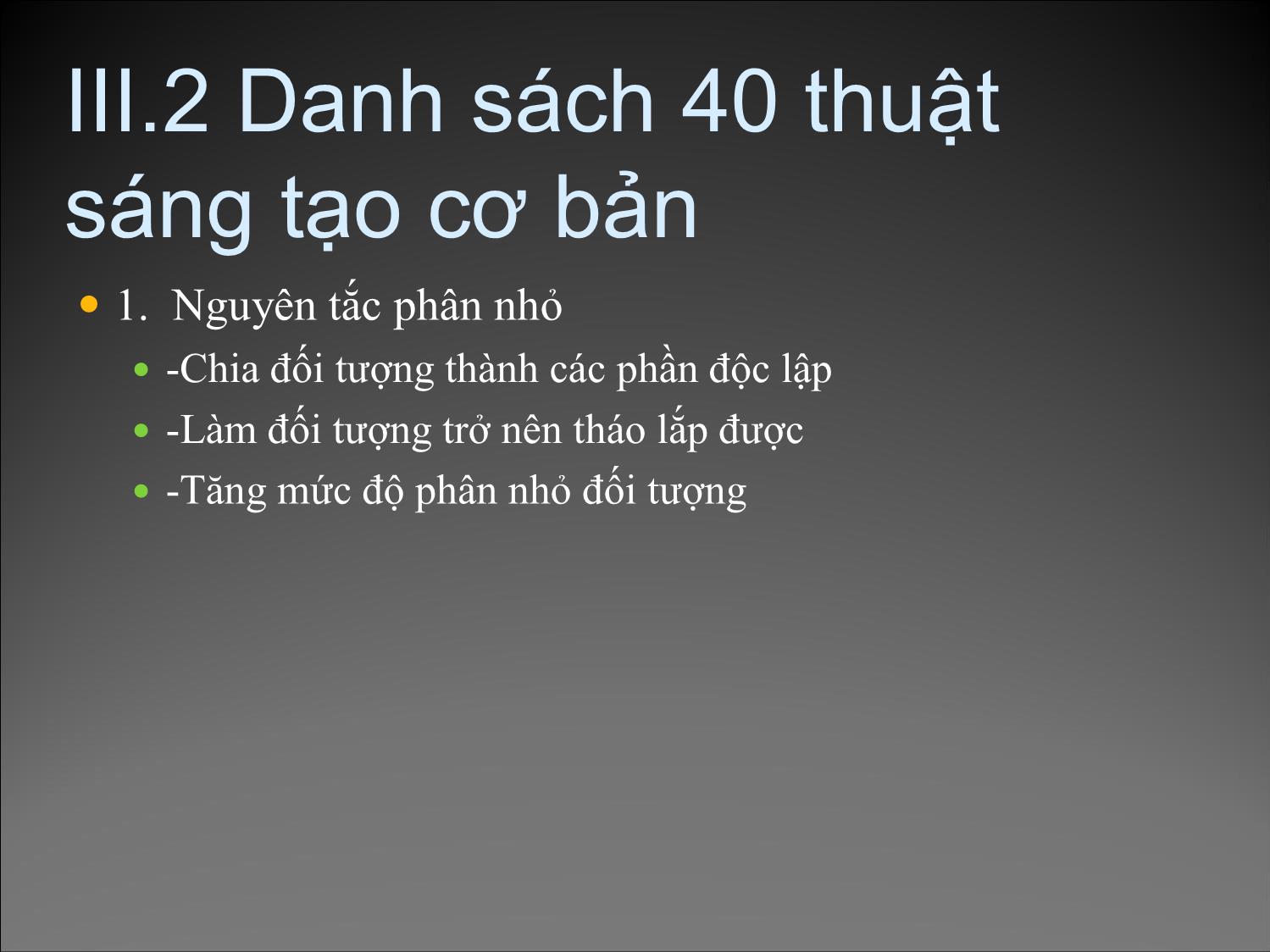 Bài giảng Phương pháp sáng tạo - Chương 3 trang 5