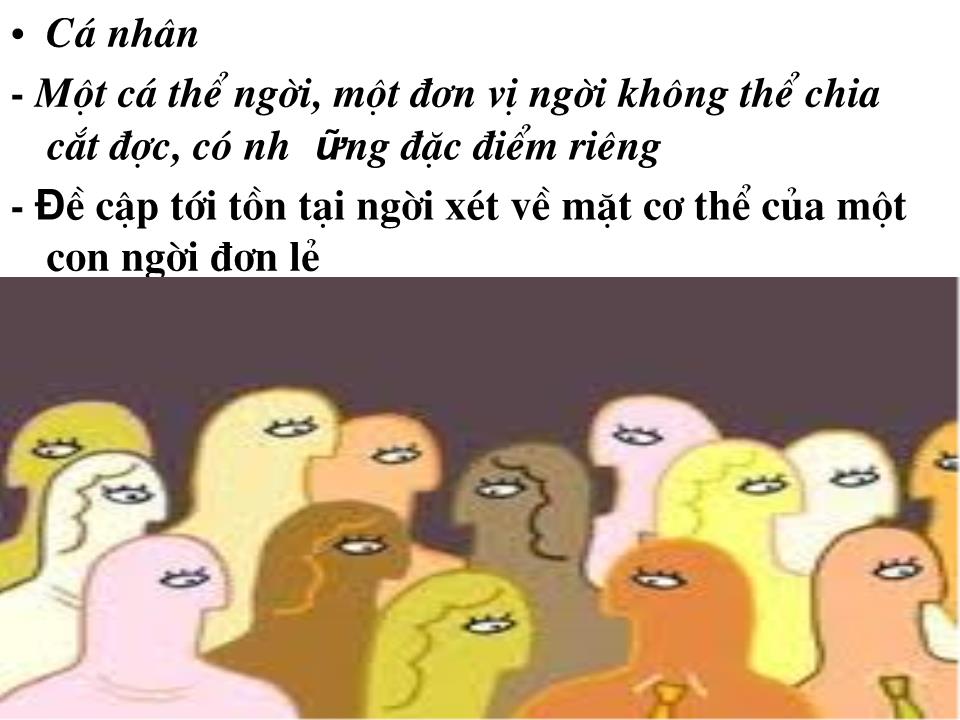 Bài giảng Nhân cách và sự hình thành nhân cách trang 6